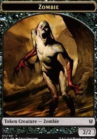 (image for) Zombie // Worm Double-sided Token